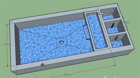 ukuran kolam beton